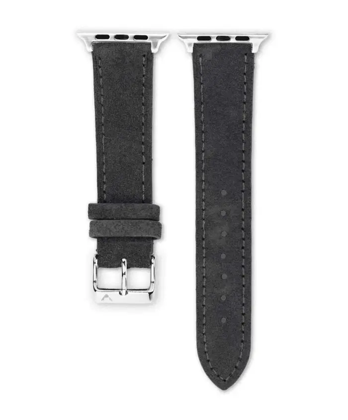 <b>SCHIEFER</b> <br><small>Apple Watch Armband Wildleder dunkelgrau</small> – Bild 1