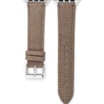 <b>MOUNT</b> <br><small>Apple Watch Canvas Armband grau-beige</small>