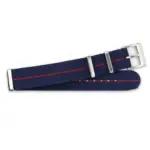 <b>FLEETLINE</b> <br><small>Textile Nato Strap blue-red</small>