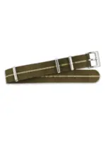 <b>FIELD-STRIPE</b> <br><small>Nylon Nato Strap grün-braun</small>