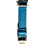<b>AZURE</b> <br><small>Apple Watch leather strap light blue</small>