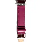 <b>RASPBERRY</b> <br><small>Apple Watch leather band fuchsia</small>