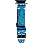 <b>RIVIERA</b> <br><small>Apple Watch leather strap light blue</small>