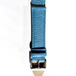 <b>AZURE</b> <br><small>light blue leather watch strap</small>