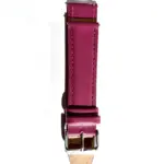 <b>RASPBERRY</b> <br><small>Fuchsia leather watch strap</small>