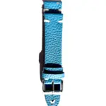 <b>RIVIERA</b> <br><small>light blue leather watch strap</small>
