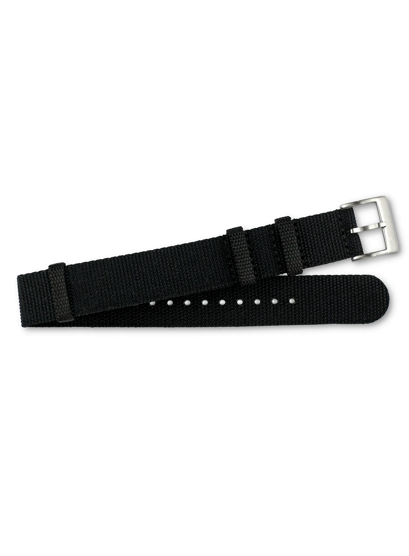 premium-textil-nato-strap-army-black-vild-hamburg <b>ONYX</b> <br><small>Woven Nato Strap tiefschwarz</small> โ Bild 1