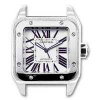 Cartier Santos Edelstahl Uhr Gehäuse
